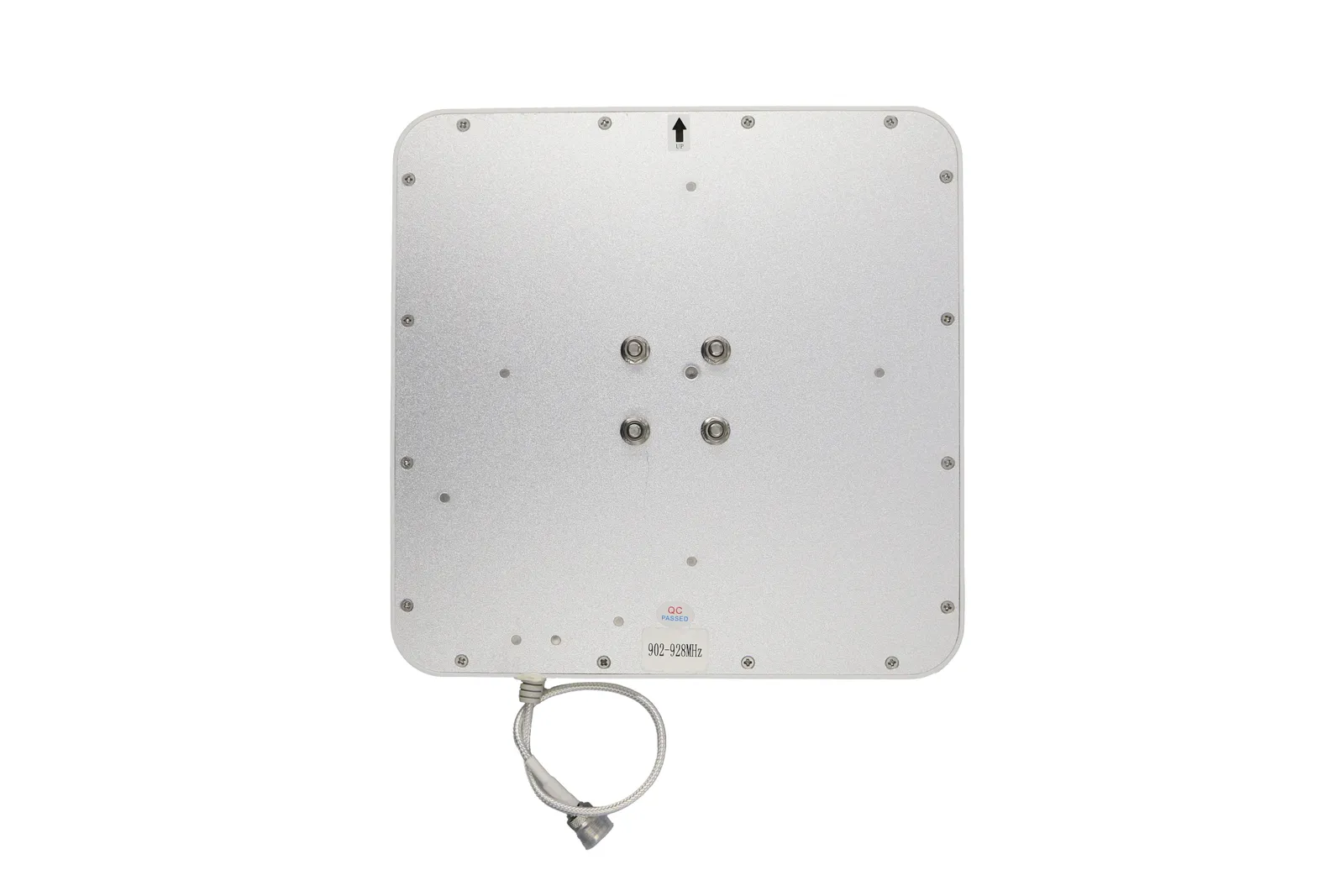 Antena RFID TagTrack ANT-9C — tył obudowy ze złączem