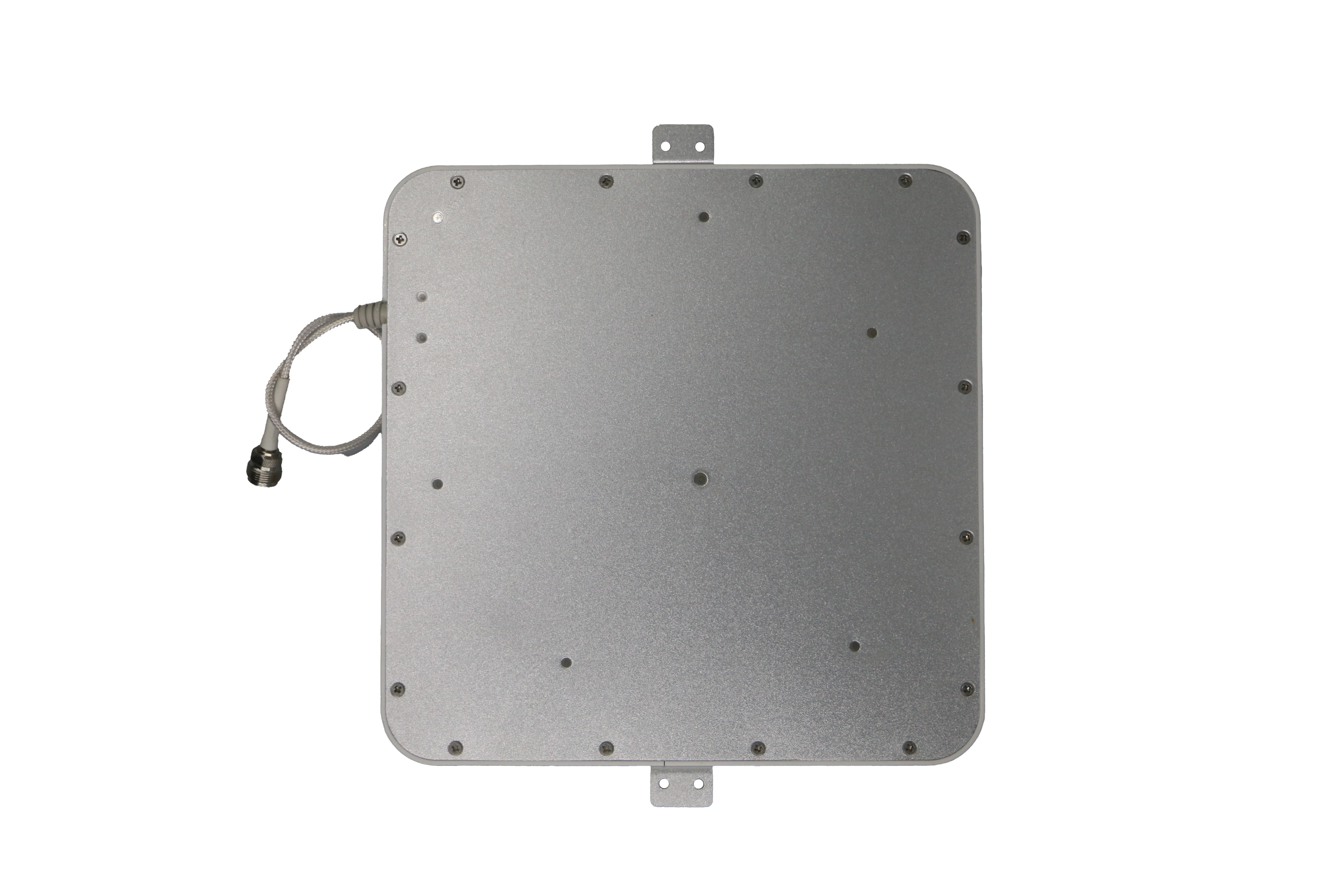 Antena RFID TagTrack ANT-9C — widok tylny z uchwytami montażowymi